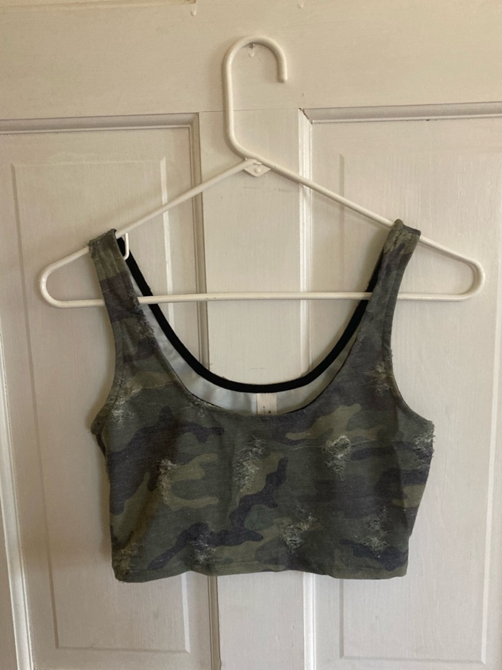 Camo Crop Top